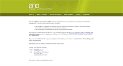 Desktop Screenshot of ano.gov.au