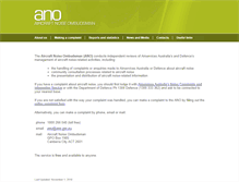 Tablet Screenshot of ano.gov.au
